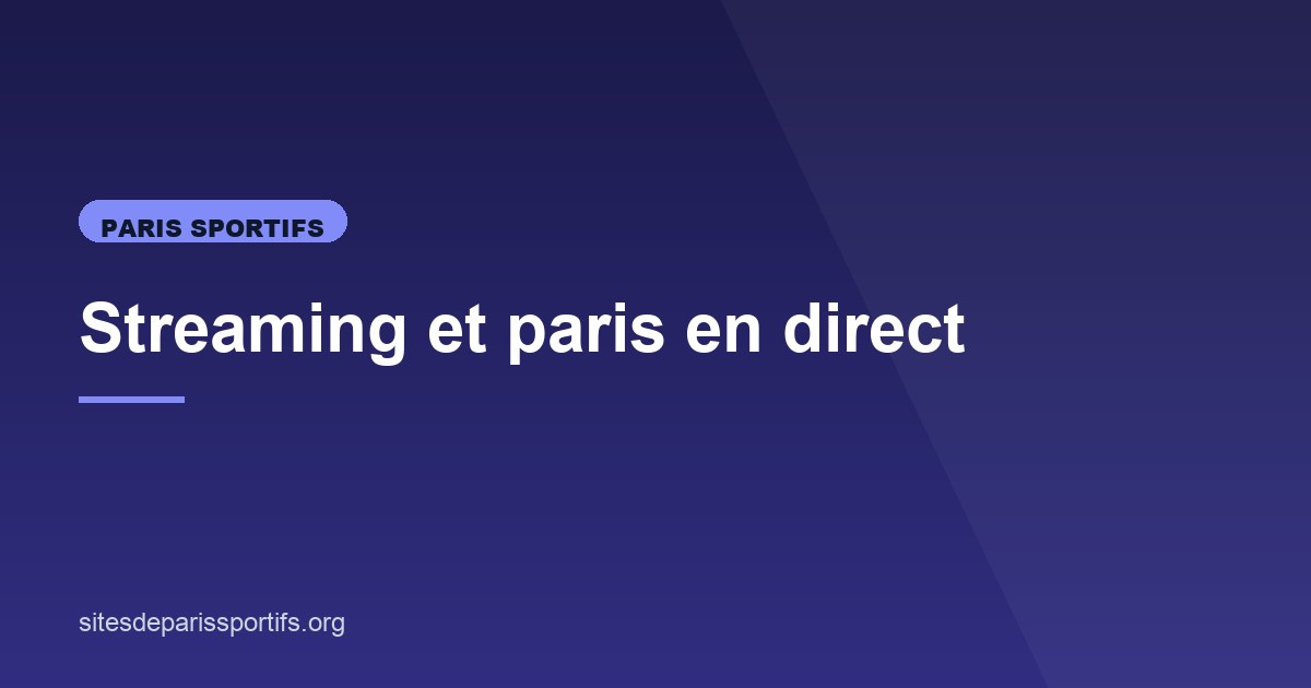 Illustration de l'article consacré au streaming sportif
